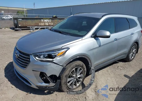 2018 Hyundai Santa Fe Se from USA, damaged, VIN KM8SM4HF8JU270600